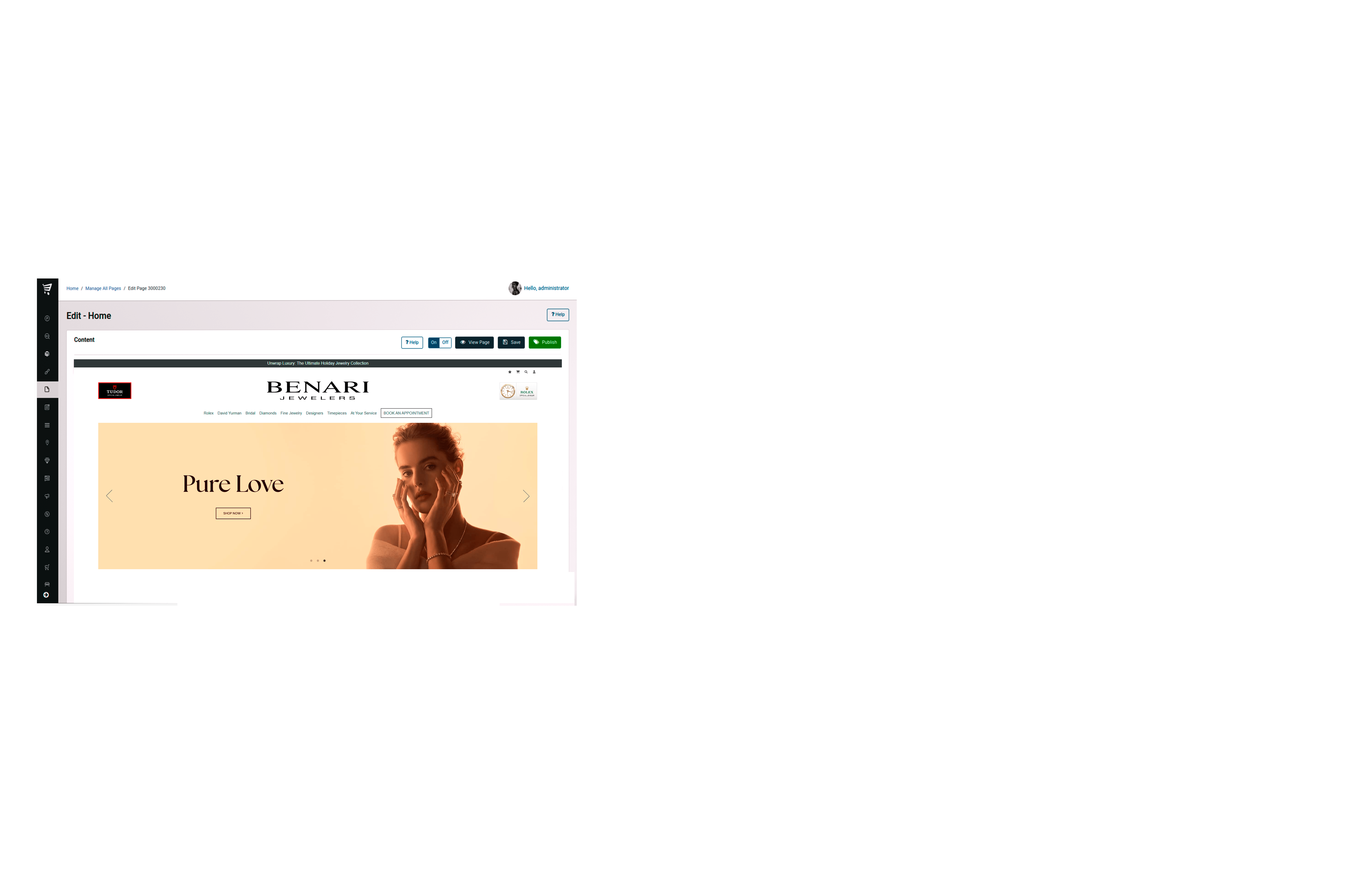 E-Commerce Platform For Jewelers